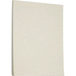 JAM Paper Card Stock<Parchment 65 lb. Cardstock Paper, 8.5" x 11", Light Brown, 50 Sheets/Pack (96700100)