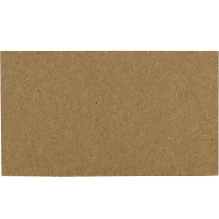 JAM Paper Business Cards<® Printable Business Cards, 3 1/2 x 2, Brown Kraft Paper Bag Recycled, 100/Pack (22128339)