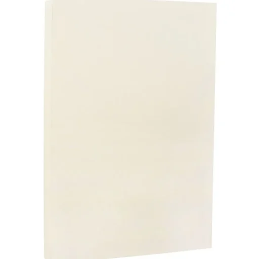 JAM Paper Card Stock<Strathmore 80 lb. Cardstock Paper, 8.5" x 14", Ivory White Wove, 50 Sheets/Pack (17428906)