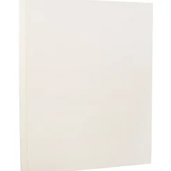 JAM Paper Card Stock<Strathmore 80 lb. Cardstock Paper, 8.5" x 11", Natural White, 250 Sheets/Ream (301015B)