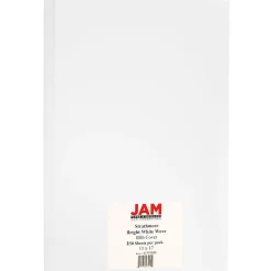 JAM Paper Card Stock<Strathmore 88 lb. Cardstock Paper, 11" x 17", Bright White, 250 Sheets/Ream (41747390B)