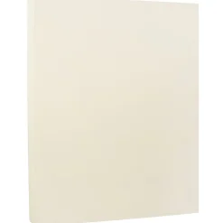 JAM Paper Card Stock<Strathmore 80 lb. Cardstock Paper, 8.5" x 11", Ivory Wove, 250 Sheets/Ream (301125B)