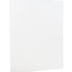 JAM Paper Card Stock<Strathmore 80 lb. Cardstock Paper, 8.5" x 11", Bright White, 50 Sheets/Pack (301005)