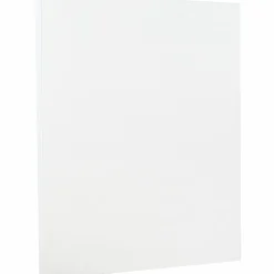 JAM Paper Card Stock<Strathmore Cardstock, 88lb, Bright White Laid, 100/pack (301005G)