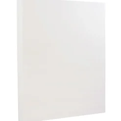 JAM Paper Resume Paper<® Strathmore 24lb Paper, 8.5 x 11, Bright White Linen, 100 Sheets/Pack (143920)