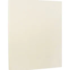 JAM Paper Resume Paper<® Strathmore 24lb Paper, 8.5 x 11, Ivory Wove, 500 Sheets/Ream (191259B)