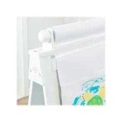KidKraft Dry Erase<Deluxe Dry/Wet Erase Easel, 48", White Wood (62040)