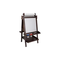 KidKraft Dry Erase<Deluxe Dry/Wet Erase Easel, 48", Espresso Laminated Wood (62019)