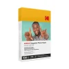 Kodak Photo Paper<Snapshot Glossy Photo Paper, 4" x 6", 100 Sheets/Pack (41305)