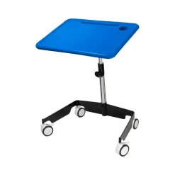 Kore Design Standing Desks<Kids Sit-Stand Mobile Student Desk, Adjustable 31-38", Blue