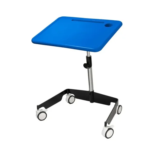 Kore Design Standing Desks<Kids Sit-Stand Mobile Student Desk, Adjustable 31-38", Blue