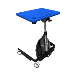 Kore Design Standing Desks<Kids Sit-Stand Mobile Student Desk, Adjustable 31-38", Blue