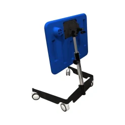 Kore Design Standing Desks<Kids Sit-Stand Mobile Student Desk, Adjustable 31-38", Blue