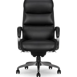 La-Z-Boy Office Chairs<Aberdeen Bonded Leather Computer and Desk Chair, Black (51545-BLK)