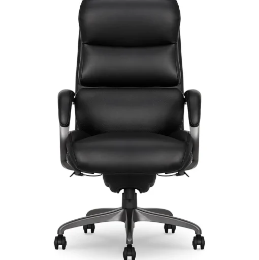 La-Z-Boy Office Chairs<Aberdeen Bonded Leather Computer and Desk Chair, Black (51545-BLK)