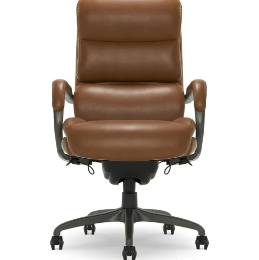 La-Z-Boy Ergonomic Chairs<Aberdeen Ergonomic Bonded Leather Swivel Computer and Desk Chair, (51545-CAM)