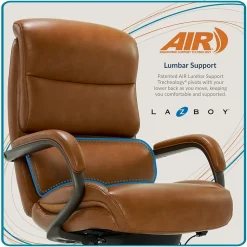 La-Z-Boy Ergonomic Chairs<Aberdeen Ergonomic Bonded Leather Swivel Computer and Desk Chair, (51545-CAM)