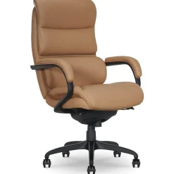 La-Z-Boy Office Chairs<Aberdeen Ergonomic Bonded Leather Swivel Executive Chair, Tan (51545-TAN)