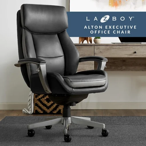 La-Z-Boy Ergonomic Chairs<Alton Leather Executive Chair, (51544)