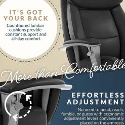 La-Z-Boy Ergonomic Chairs<Alton Leather Executive Chair, (51544)