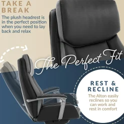 La-Z-Boy Ergonomic Chairs<Alton Leather Executive Chair, (51544)