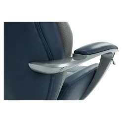 La-Z-Boy Ergonomic Chairs<Alton Leather Executive Chair, Steel Blue/Light Gray (60029)