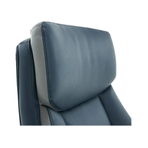 La-Z-Boy Ergonomic Chairs<Alton Leather Executive Chair, Steel Blue/Light Gray (60029)
