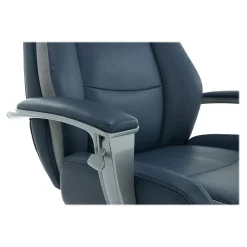 La-Z-Boy Ergonomic Chairs<Alton Leather Executive Chair, Steel Blue/Light Gray (60029)