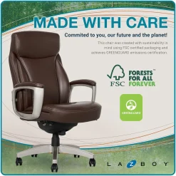La-Z-Boy Ergonomic Chairs<Arcadian Bonded Leather Executive Chair, (60008)