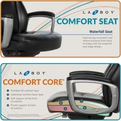 La-Z-Boy Ergonomic Chairs<Arcadian Bonded Leather Executive Chair, (60009)
