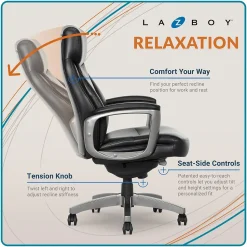 La-Z-Boy Ergonomic Chairs<Arcadian Bonded Leather Executive Chair, (60009)