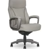 La-Z-Boy Office Chairs<Arcadian Ergonomic Bonded Leather Swivel Executive Chair, Beige (60008-BGE)