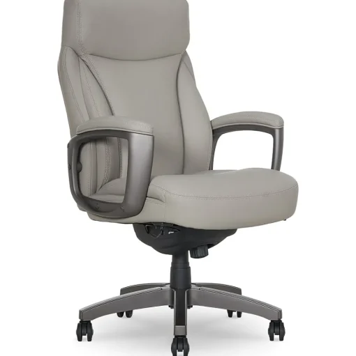 La-Z-Boy Office Chairs<Arcadian Ergonomic Bonded Leather Swivel Executive Chair, Beige (60008-BGE)
