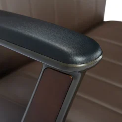 La-Z-Boy Office Chairs<Bennett Ergonomic Faux Leather Swivel Executive Chair, Brown (CHR10082C)