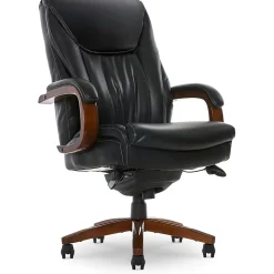 La-Z-Boy Office Chairs<Big & Tall Edmonton Ergonomic Bonded Leather Swivel Executive Chair, Black (45764A)