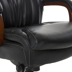 La-Z-Boy Office Chairs<Big & Tall Edmonton Ergonomic Bonded Leather Swivel Executive Chair, Black (45764A)