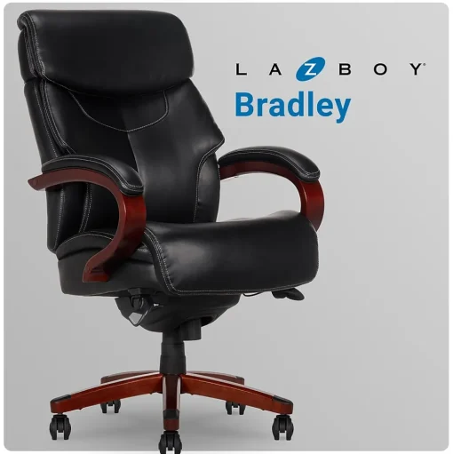 La-Z-Boy Ergonomic Chairs<Bradley Bonded Leather Executive Chair, (46089-CC)