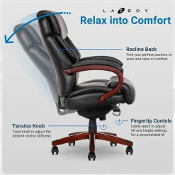 La-Z-Boy Ergonomic Chairs<Bradley Bonded Leather Executive Chair, (46089-CC)