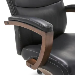 La-Z-Boy Office Chairs<Greyson Ergonomic Bonded Leather Swivel Executive Chair, Black (CHR10086B)