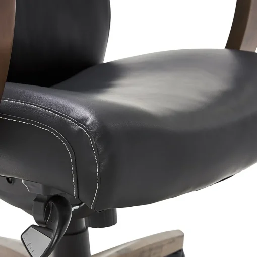 La-Z-Boy Office Chairs<Greyson Ergonomic Bonded Leather Swivel Executive Chair, Black (CHR10086B)