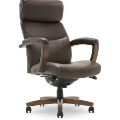 La-Z-Boy Office Chairs<Greyson Ergonomic Bonded Leather Swivel Executive Chair, Brown (CHR10086C)