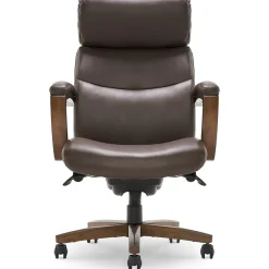 La-Z-Boy Office Chairs<Greyson Ergonomic Bonded Leather Swivel Executive Chair, Brown (CHR10086C)