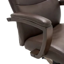 La-Z-Boy Office Chairs<Greyson Ergonomic Bonded Leather Swivel Executive Chair, Brown (CHR10086C)