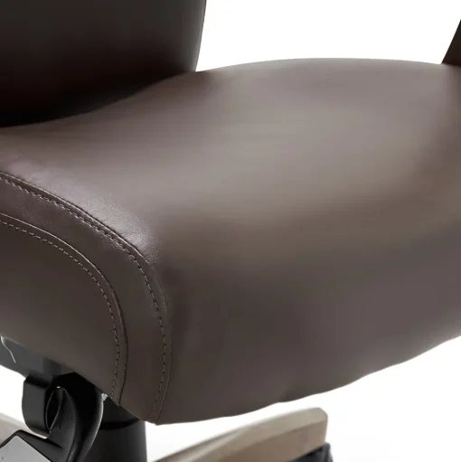 La-Z-Boy Office Chairs<Greyson Ergonomic Bonded Leather Swivel Executive Chair, Brown (CHR10086C)