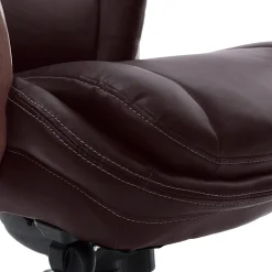 La-Z-Boy Ergonomic Chairs<Harnett Ergonomic Faux Leather Swivel Executive Chair, Coffee (46253B)