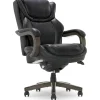La-Z-Boy Office Chairs<Harnett Ergonomic Faux Leather Swivel Executive Chair, Black (46253A)