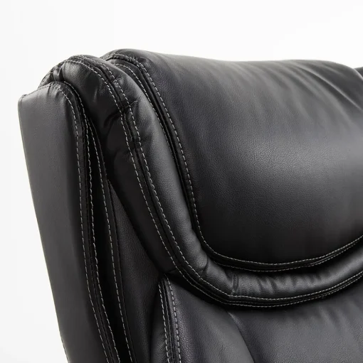 La-Z-Boy Office Chairs<Harnett Ergonomic Faux Leather Swivel Executive Chair, Black (46253A)