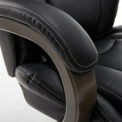 La-Z-Boy Office Chairs<Harnett Ergonomic Faux Leather Swivel Executive Chair, Black (46253A)