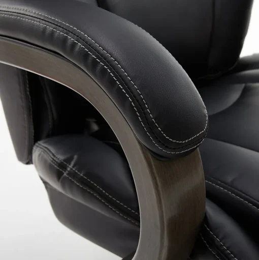 La-Z-Boy Office Chairs<Harnett Ergonomic Faux Leather Swivel Executive Chair, Black (46253A)