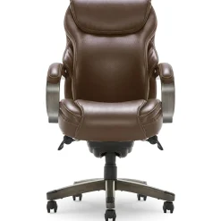 La-Z-Boy Office Chairs<Hyland Ergonomic Faux Leather Swivel Executive Chair, Brown (CHR10044C)